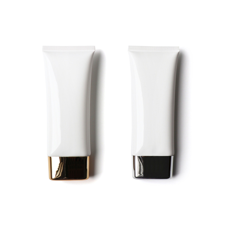 100ml cosmetic flat tube,in stock, hot sale