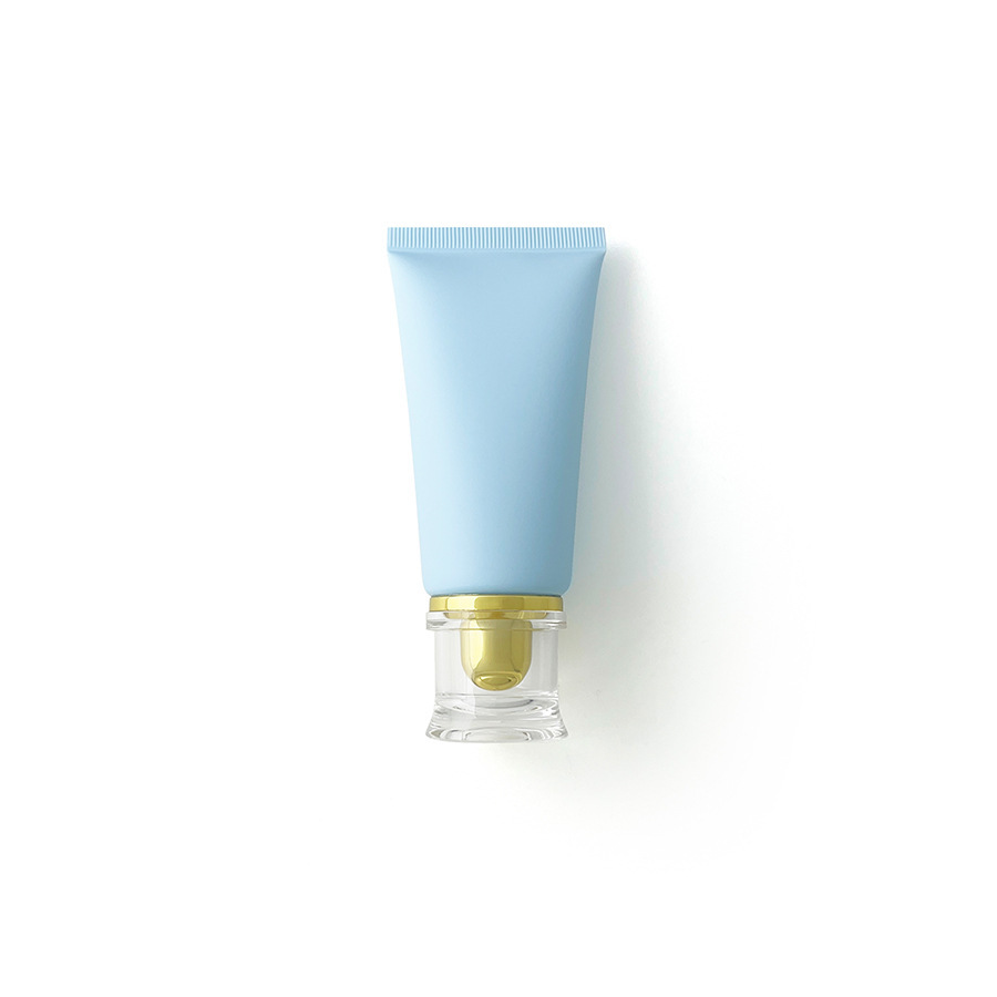 [In stock]50g frosted light blue cosmetic tube,hot sale