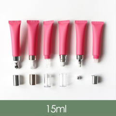 [In stock]15g/ml pink frosted matte cosmetic tube，best recommendation