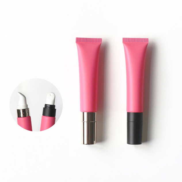 [In stock]15g/ml pink frosted matte cosmetic tube，best recommendation
