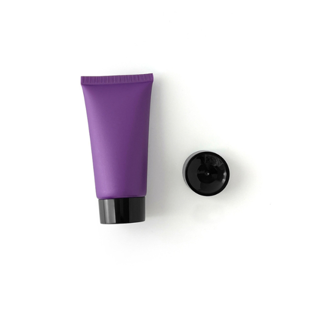 [In stock]50g/ml purple frosted matte cosmetic tube,hot sale