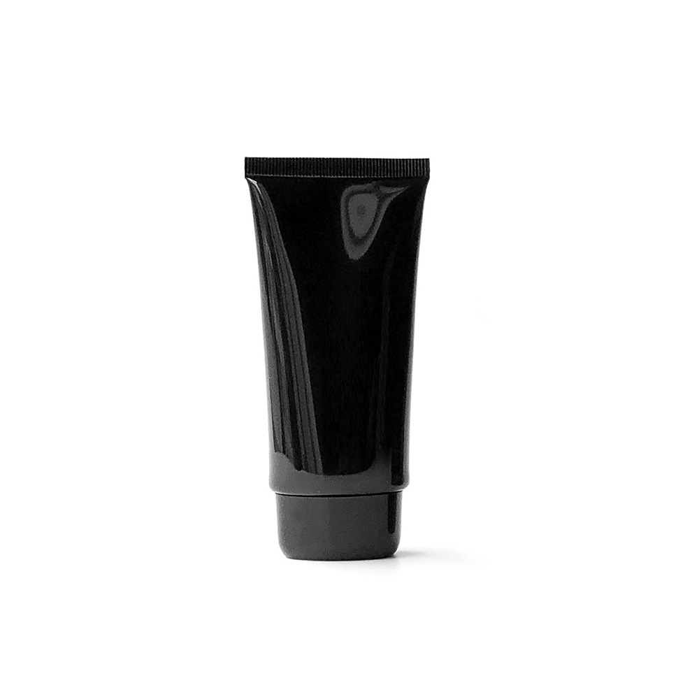[In stock]50g/ml black flat tube cosmetic hose,hot sale