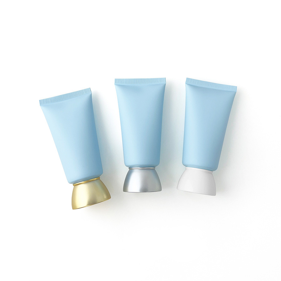 [In stock]50g frosted light blue cosmetic tube,hot sale
