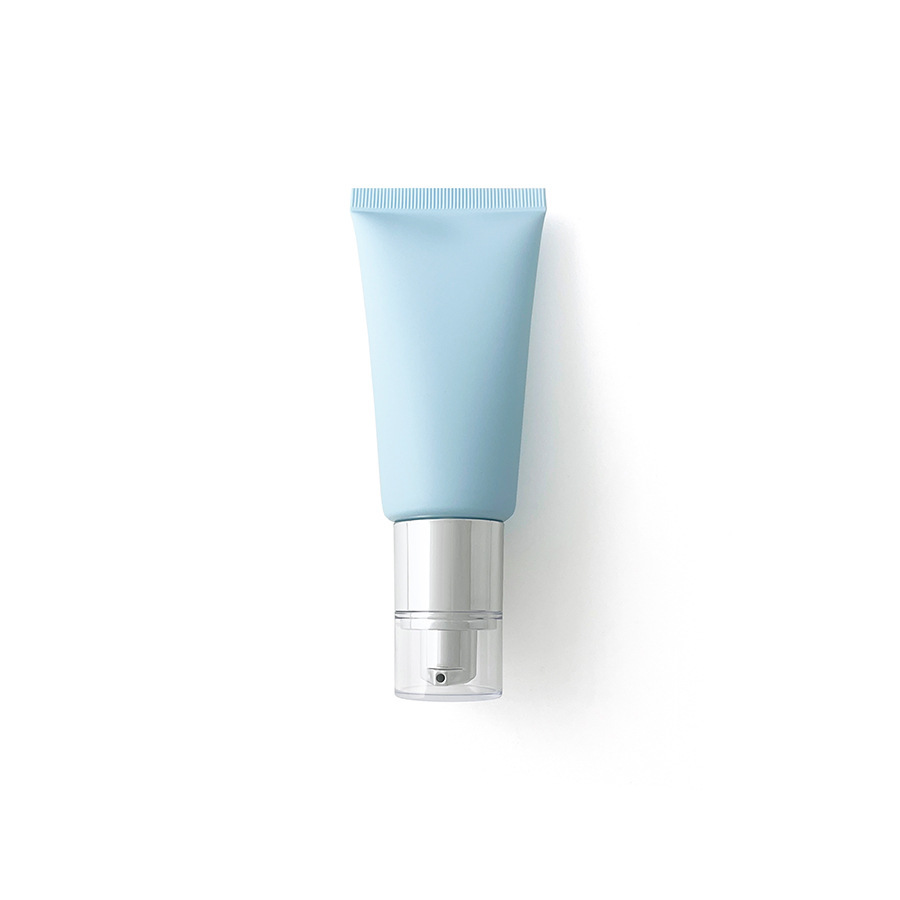 [In stock]50g frosted light blue cosmetic tube,hot sale