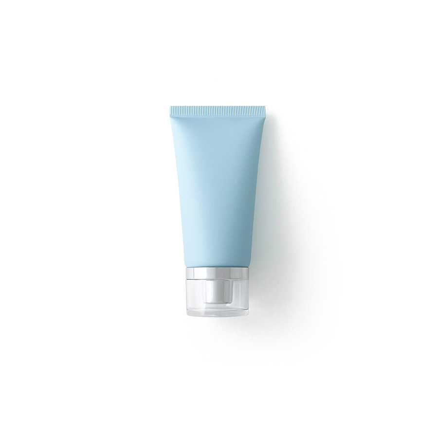 [In stock]50g frosted light blue cosmetic tube,hot sale