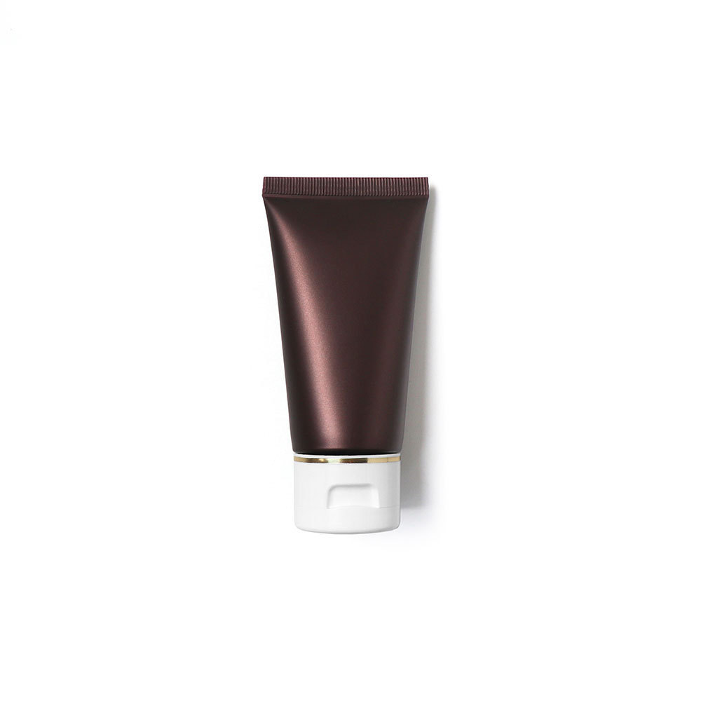 [In stock]20/50/100/150g/ml brown frosted cosmetic hose plastic bottle，hot sale