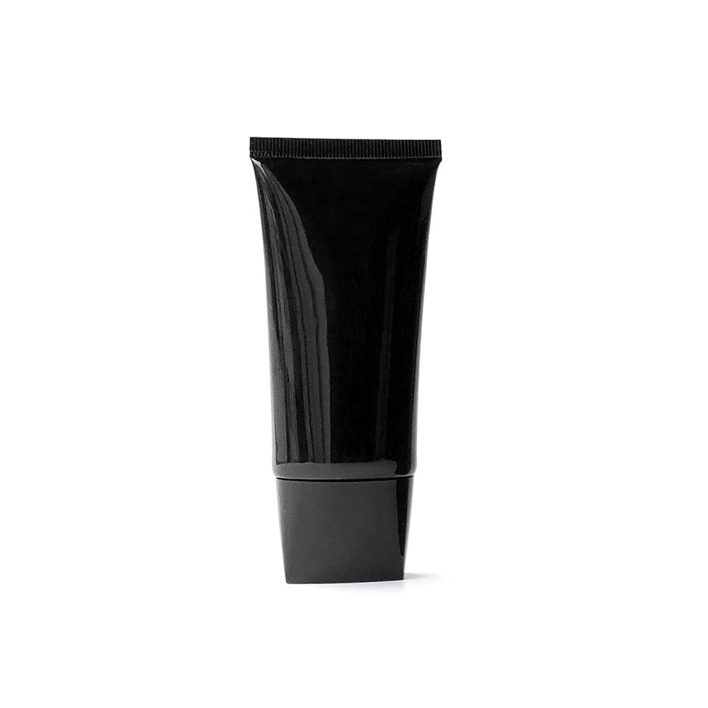 [In stock]50g/ml black flat tube cosmetic hose,hot sale