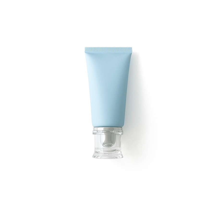 [In stock]50g frosted light blue cosmetic tube,hot sale