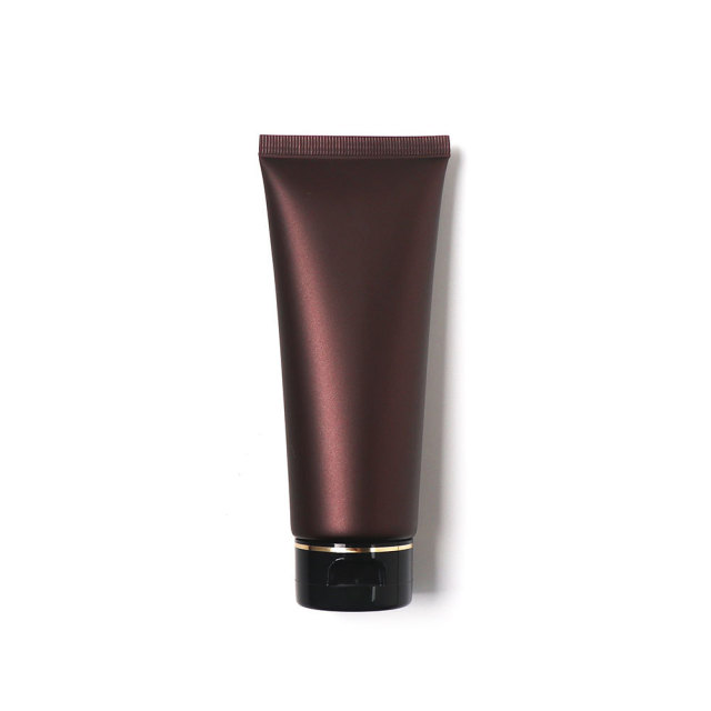 [In stock]20/50/100/150g/ml brown frosted cosmetic hose plastic bottle，hot sale