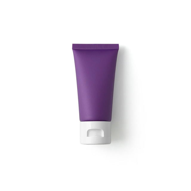 [In stock]50g/ml purple frosted matte cosmetic tube,hot sale