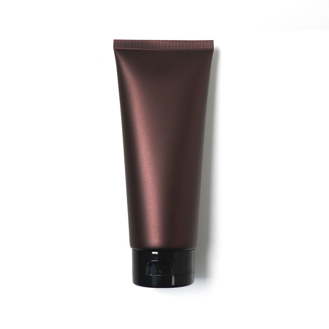 [In stock]20/50/100/150g/ml brown frosted cosmetic hose plastic bottle，hot sale