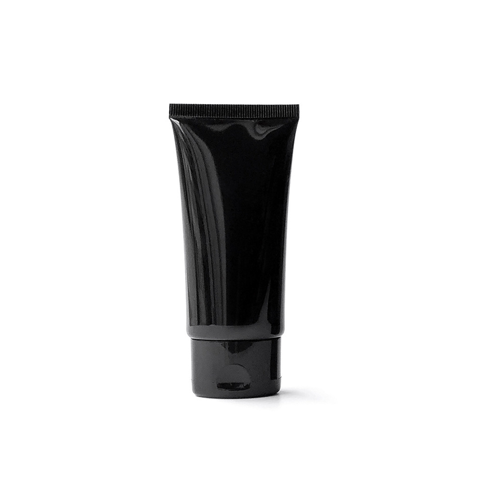 [In stock]50g/ml black flat tube cosmetic hose,hot sale