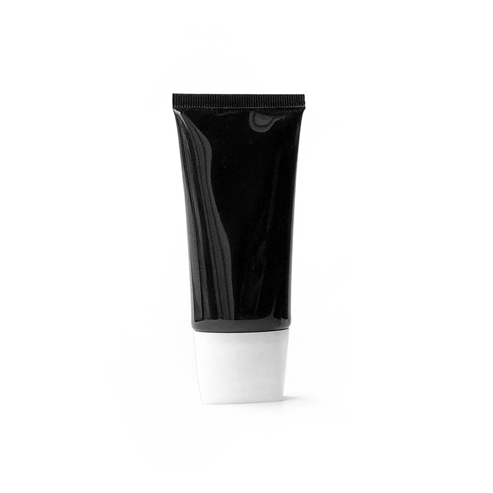 [In stock]50g/ml black flat tube cosmetic hose,hot sale
