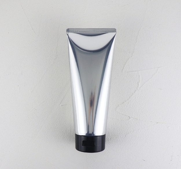 [In stock]200g/ml high gloss silver aluminum plastic tube cosmetic hose, hot sale
