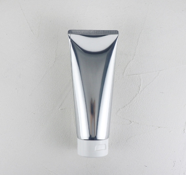 [In stock]200g/ml high gloss silver aluminum plastic tube cosmetic hose, hot sale