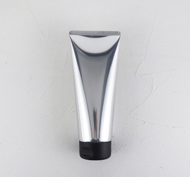 [In stock]200g/ml high gloss silver aluminum plastic tube cosmetic hose, hot sale