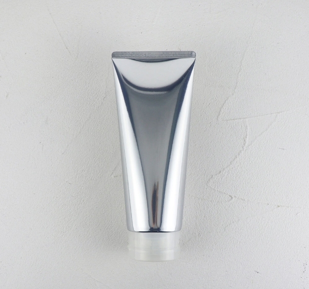 [In stock]200g/ml high gloss silver aluminum plastic tube cosmetic hose, hot sale