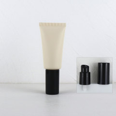 [In stock]40g/ml beige frosted vacuum bottle,hot selling product