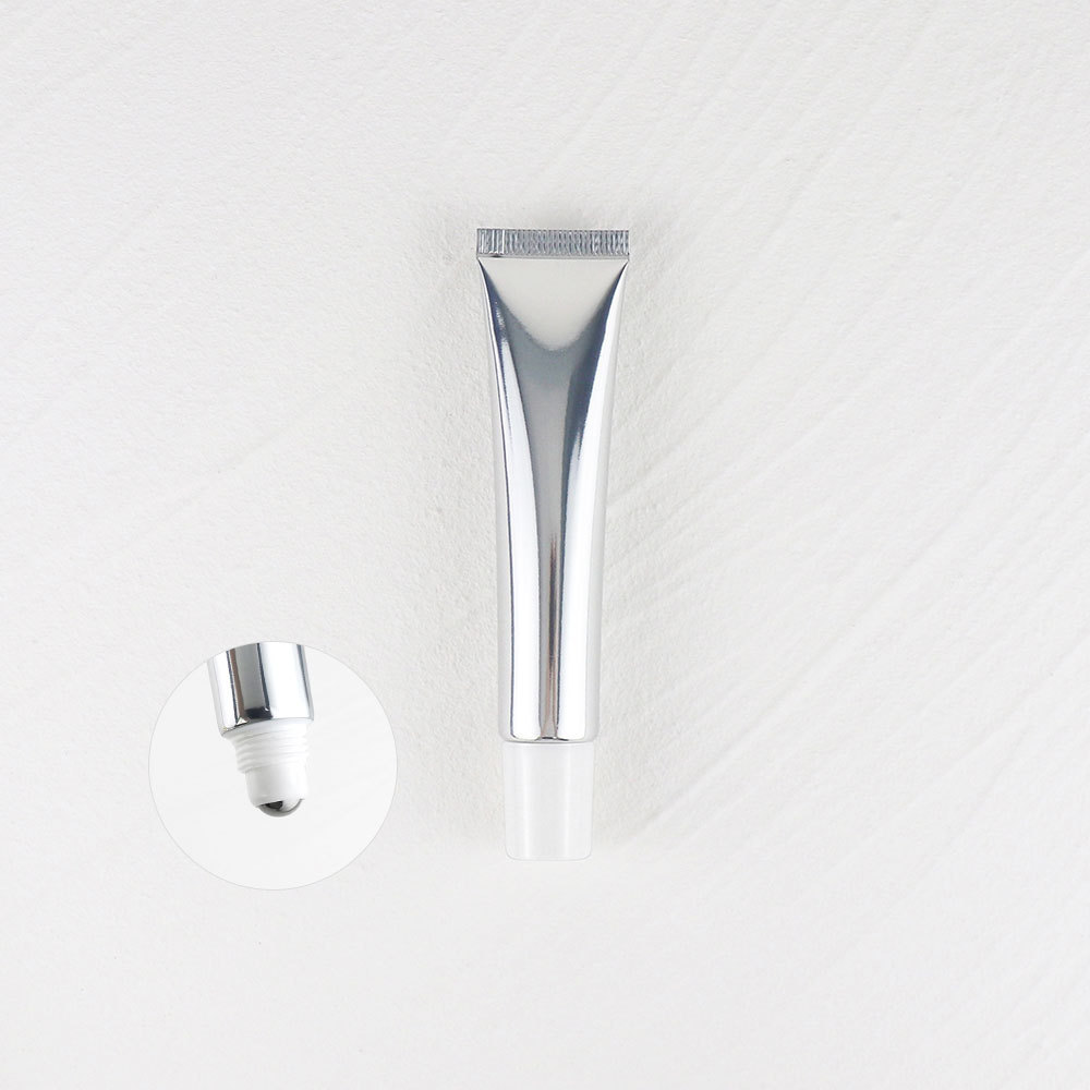 [In stock]20g high-gloss gold and silver aluminum-plastic cosmetic hose 20ml zinc alloy/ceramic/water drop/pump head eye cream tube,best recommendation