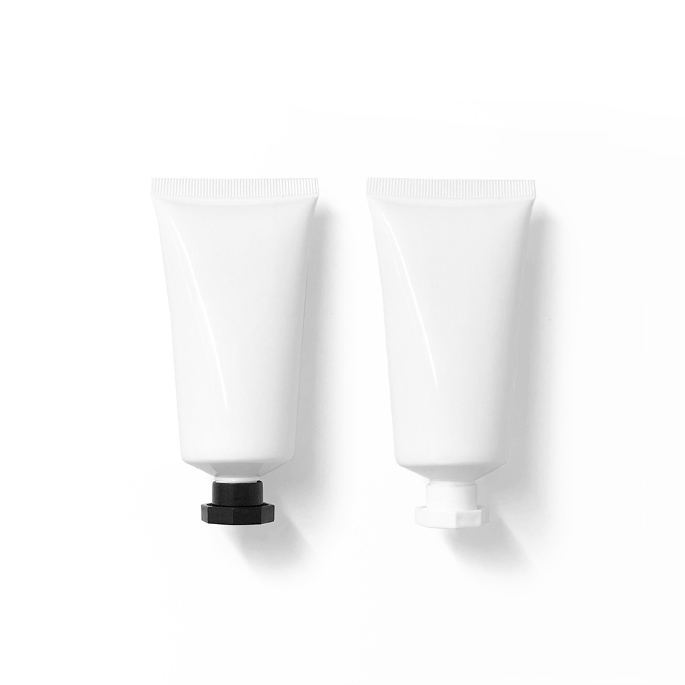 [In stock]50g white cosmetic tube plastic squeeze bottle,hot selling product