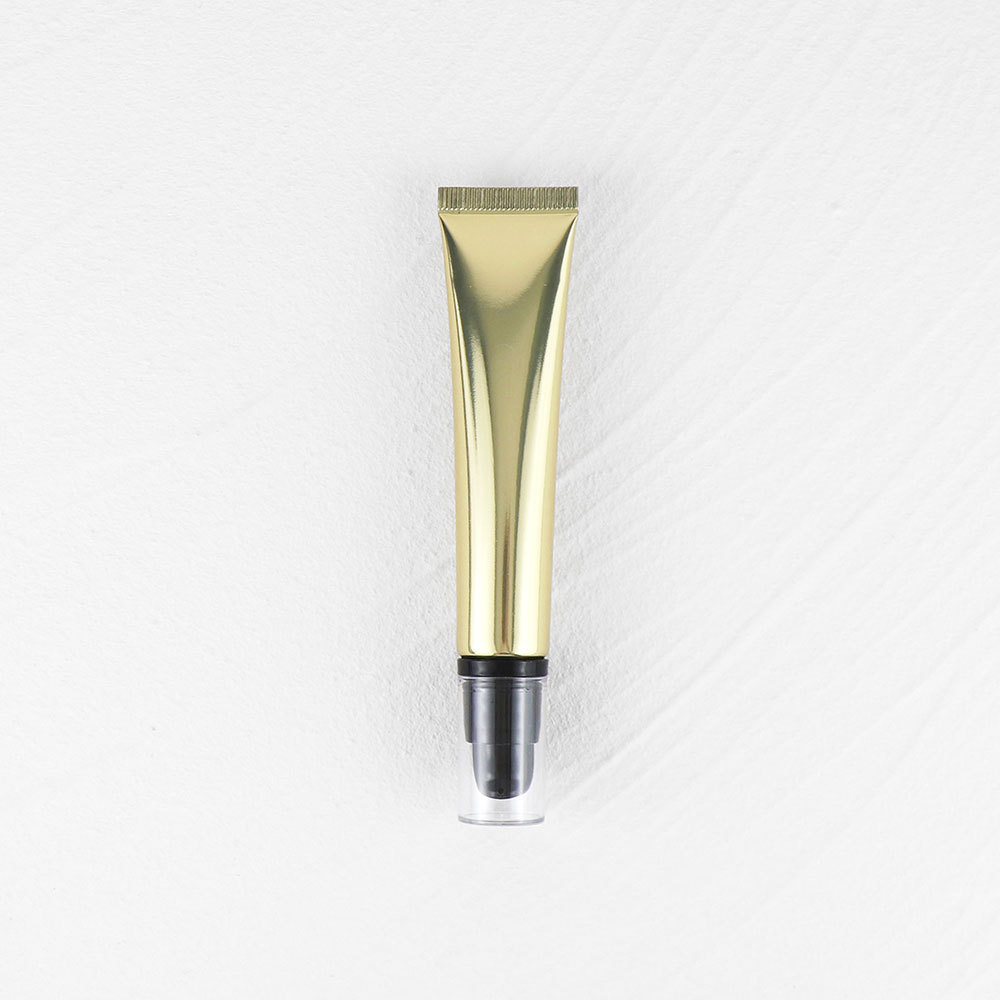 [In stock]20g high-gloss gold and silver aluminum-plastic cosmetic hose 20ml zinc alloy/ceramic/water drop/pump head eye cream tube,best recommendation