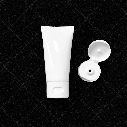 [In stock]50g white cosmetic tube plastic squeeze bottle,hot selling product