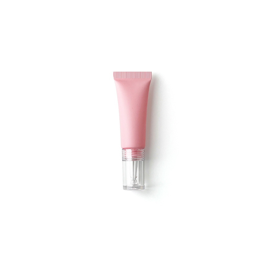 [In stock]10ml/g pink frosted cosmetic plastic hose, roller ball empty bottle,hot selling product