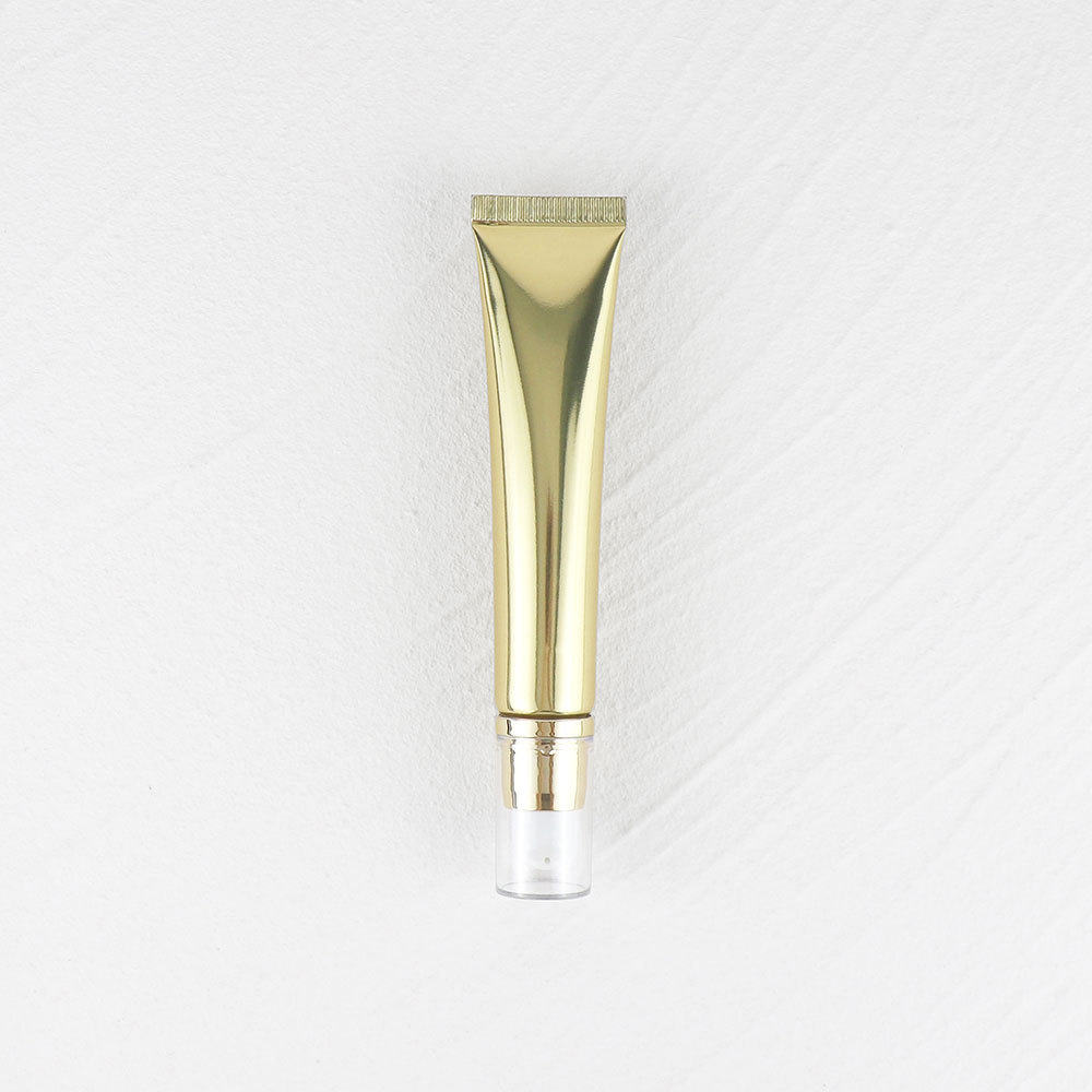 [In stock]20g high-gloss gold and silver aluminum-plastic cosmetic hose 20ml zinc alloy/ceramic/water drop/pump head eye cream tube,best recommendation