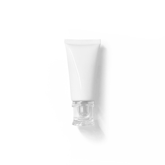 [In stock]50g white cosmetic tube plastic squeeze bottle,hot selling product