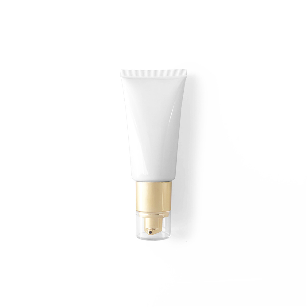[In stock]50g white cosmetic tube plastic squeeze bottle,hot selling product