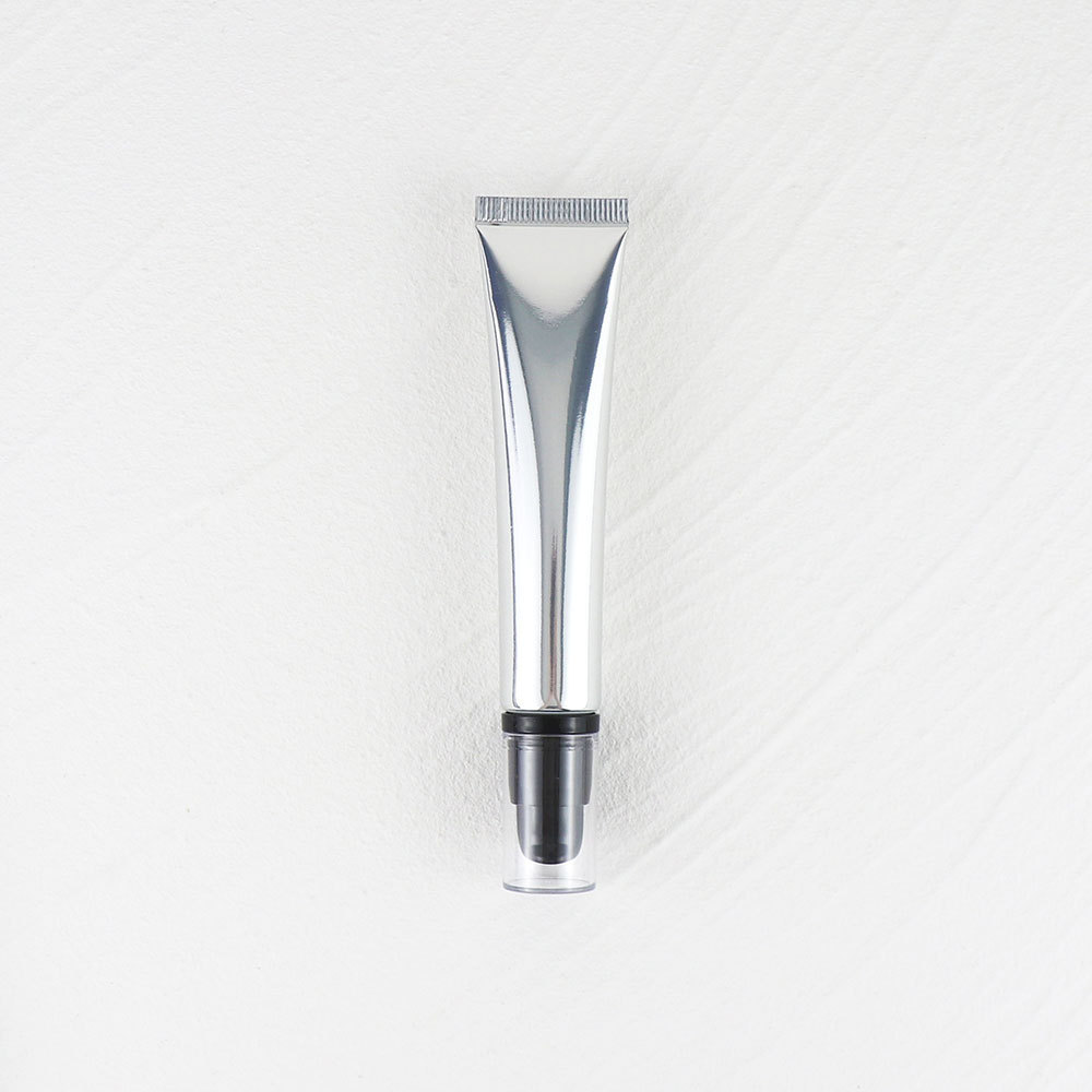 [In stock]20g high-gloss gold and silver aluminum-plastic cosmetic hose 20ml zinc alloy/ceramic/water drop/pump head eye cream tube,best recommendation