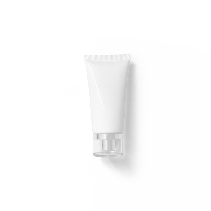[In stock]50g white cosmetic tube plastic squeeze bottle,hot selling product