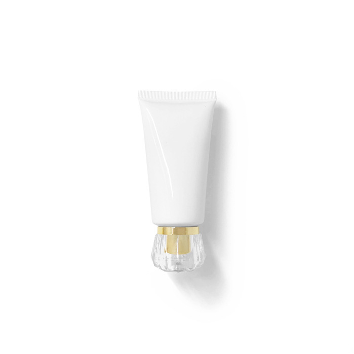 [In stock]50g white cosmetic tube plastic squeeze bottle,hot selling product