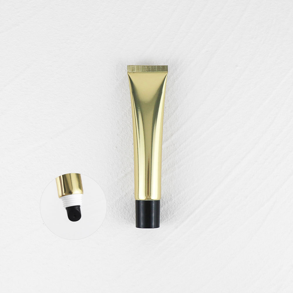 [In stock]20g high-gloss gold and silver aluminum-plastic cosmetic hose 20ml zinc alloy/ceramic/water drop/pump head eye cream tube,best recommendation