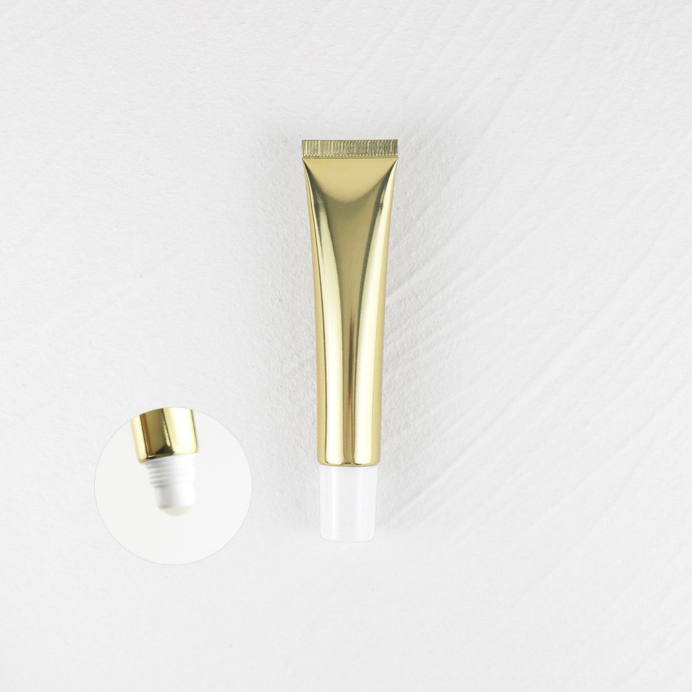 [In stock]20g high-gloss gold and silver aluminum-plastic cosmetic hose 20ml zinc alloy/ceramic/water drop/pump head eye cream tube,best recommendation