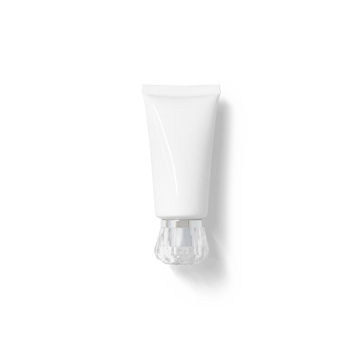 [In stock]50g white cosmetic tube plastic squeeze bottle,hot selling product
