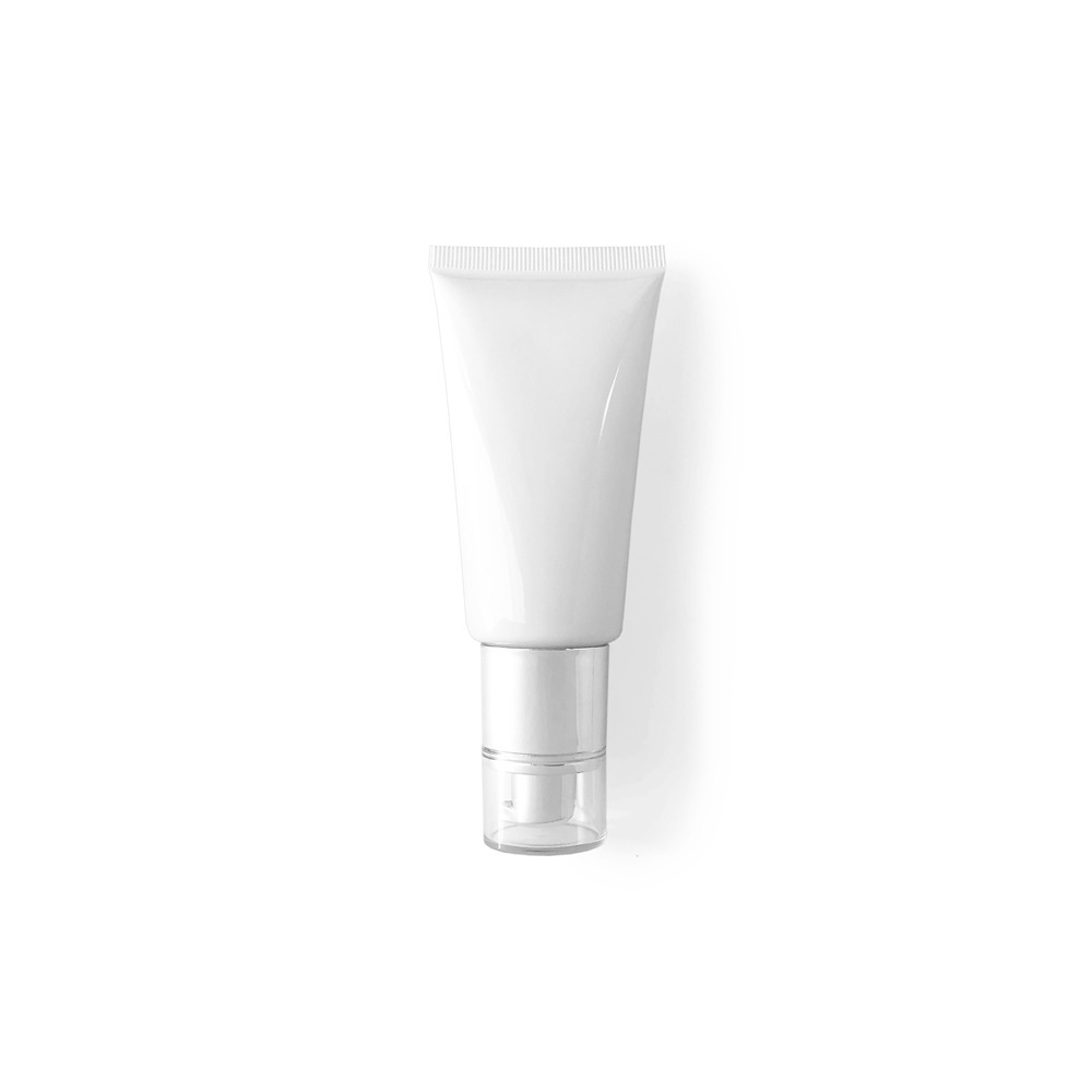 [In stock]50g white cosmetic tube plastic squeeze bottle,hot selling product