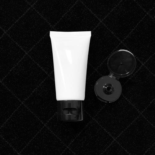 [In stock]50g white cosmetic tube plastic squeeze bottle,hot selling product