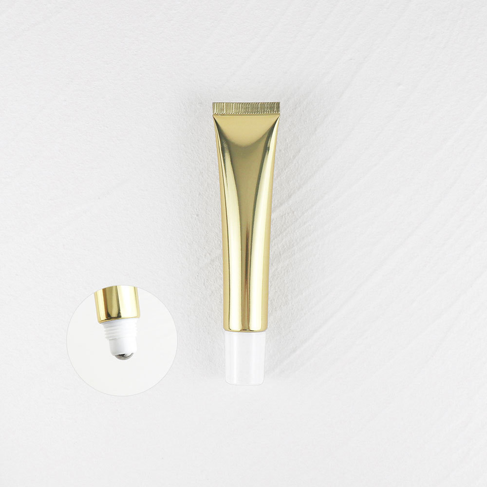 [In stock]20g high-gloss gold and silver aluminum-plastic cosmetic hose 20ml zinc alloy/ceramic/water drop/pump head eye cream tube,best recommendation