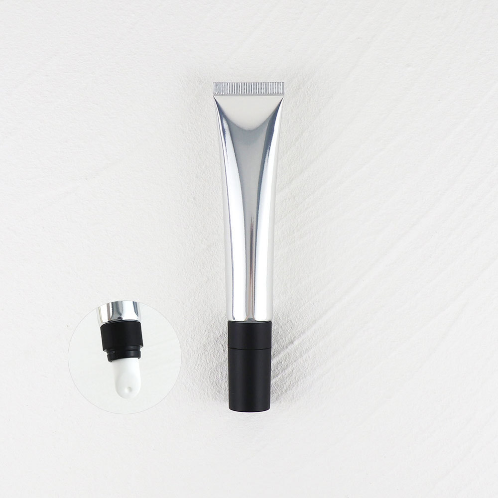 [In stock]20g high-gloss gold and silver aluminum-plastic cosmetic hose 20ml zinc alloy/ceramic/water drop/pump head eye cream tube,best recommendation