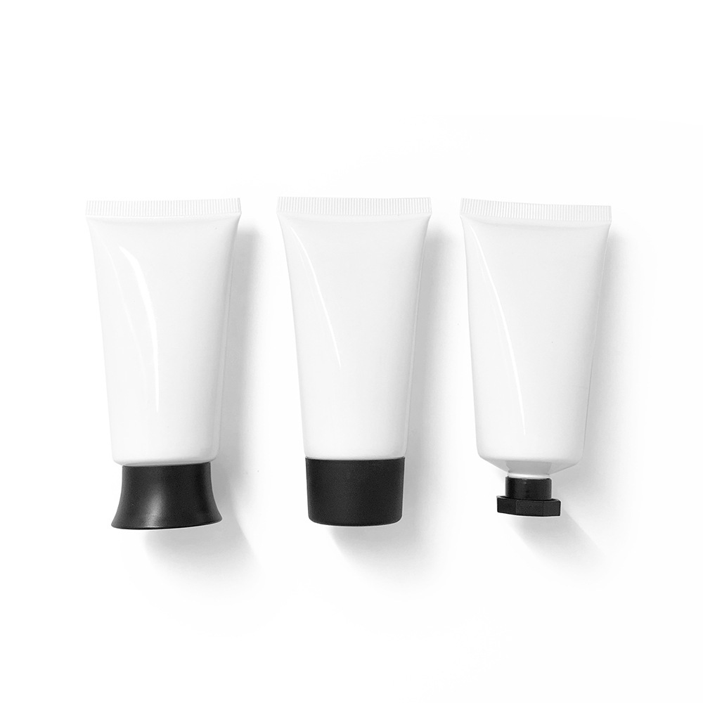[In stock]50g white cosmetic tube plastic squeeze bottle,hot selling product