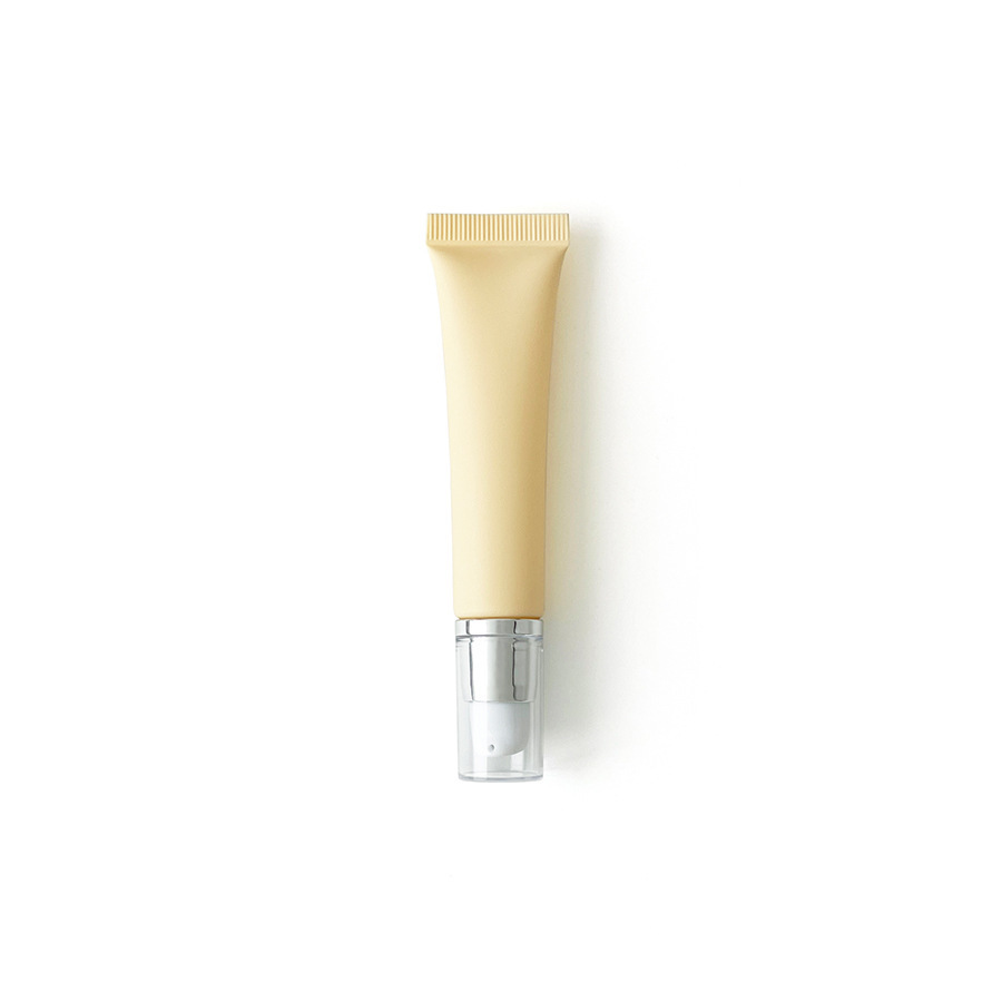 [In stock]15ml/g light yellow frosted matte cosmetic plastic hose, hot sale,best recommendation