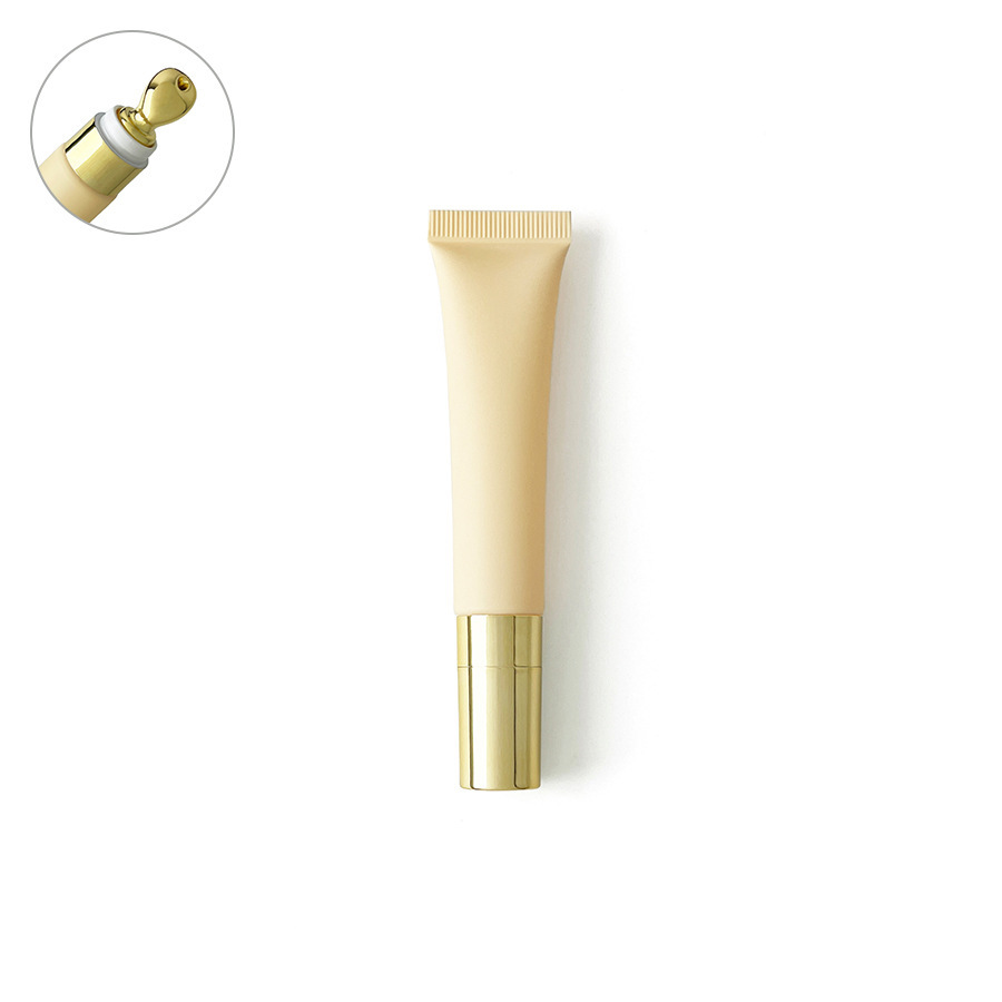[In stock]15ml/g light yellow frosted matte cosmetic plastic hose, hot sale,best recommendation