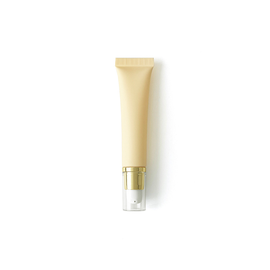 [In stock]15ml/g light yellow frosted matte cosmetic plastic hose, hot sale,best recommendation