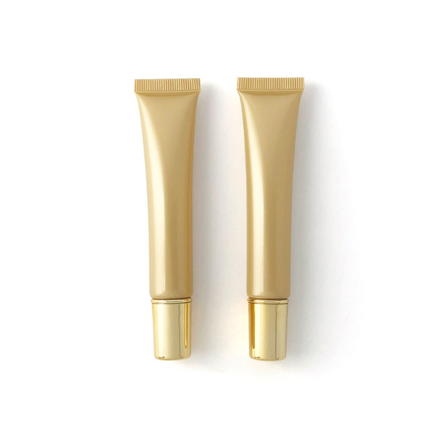 [In stock] 20g light pearl gold cosmetic tube eye cream ointment sample trial pack,best recommendation