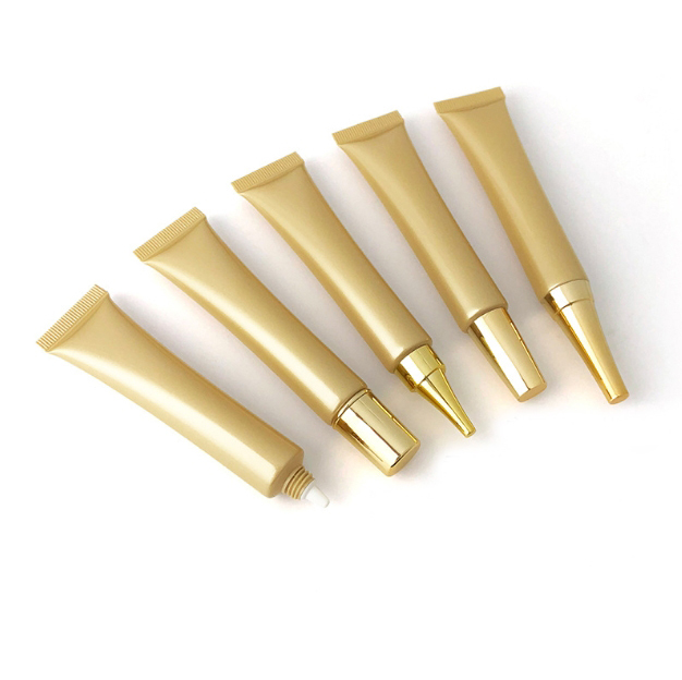 [In stock] 20g light pearl gold cosmetic tube eye cream ointment sample trial pack,best recommendation