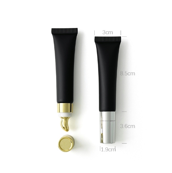 [In stock]15-20ml/g black frosted cosmetic plastic hose,hot selling product