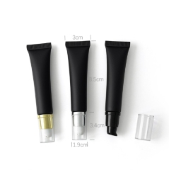 [In stock]15-20ml/g black frosted cosmetic plastic hose,hot selling product