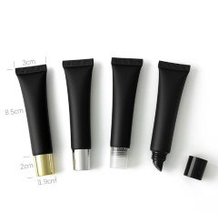 [In stock]15-20ml/g black frosted cosmetic plastic hose,hot selling product