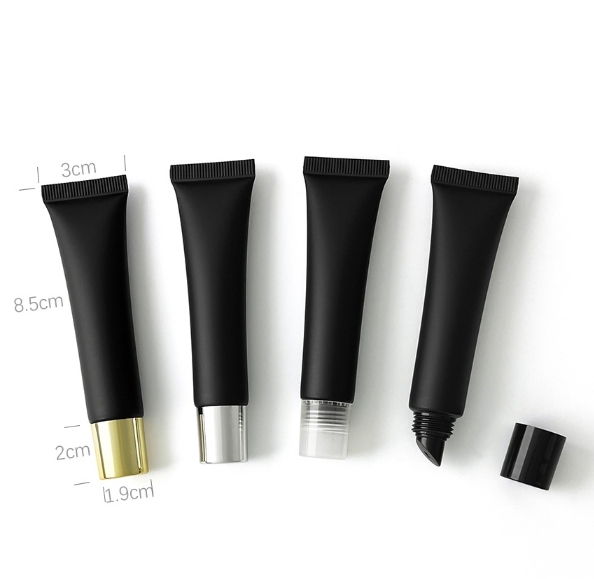 [In stock]15-20ml/g black frosted cosmetic plastic hose,hot selling product